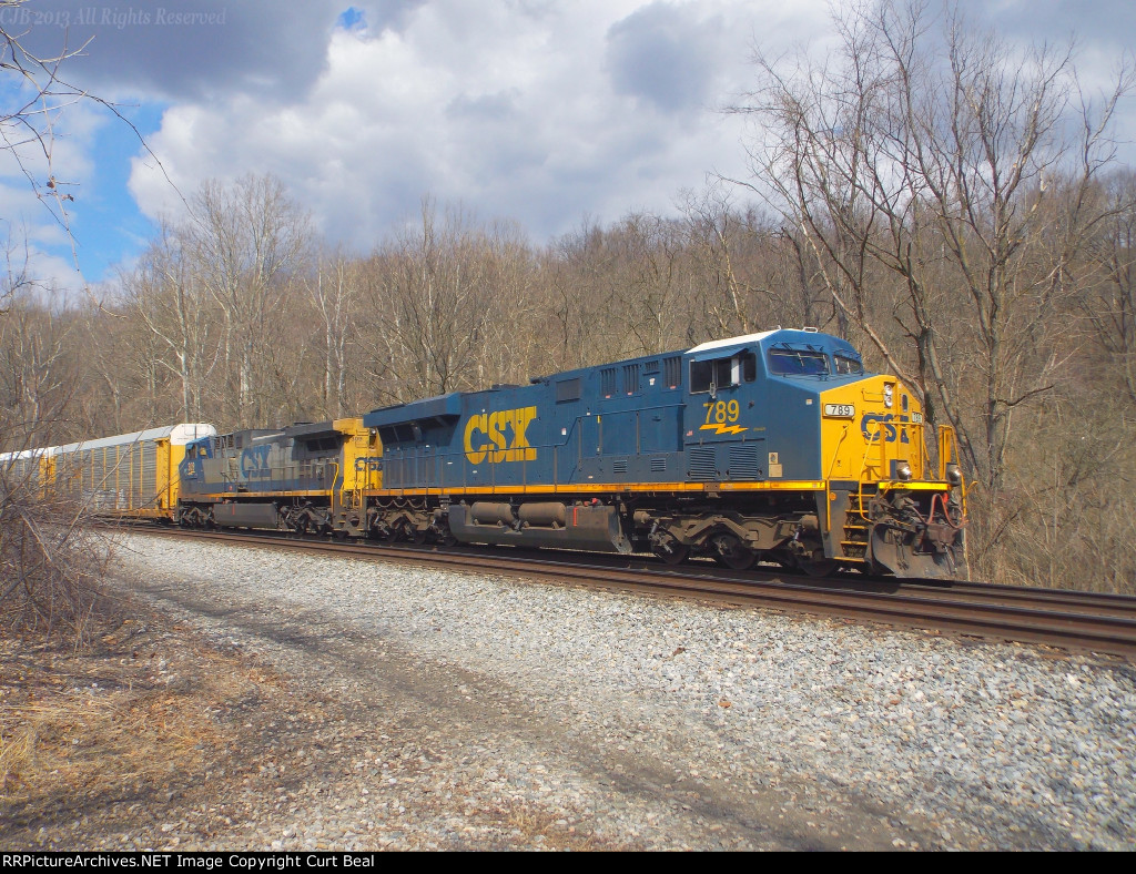 CSX 779 and 309 